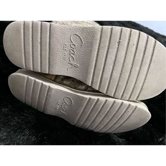 Coach Sz 9  9b Nikole Signature Shearling Boots logo - Picture 5 of 5